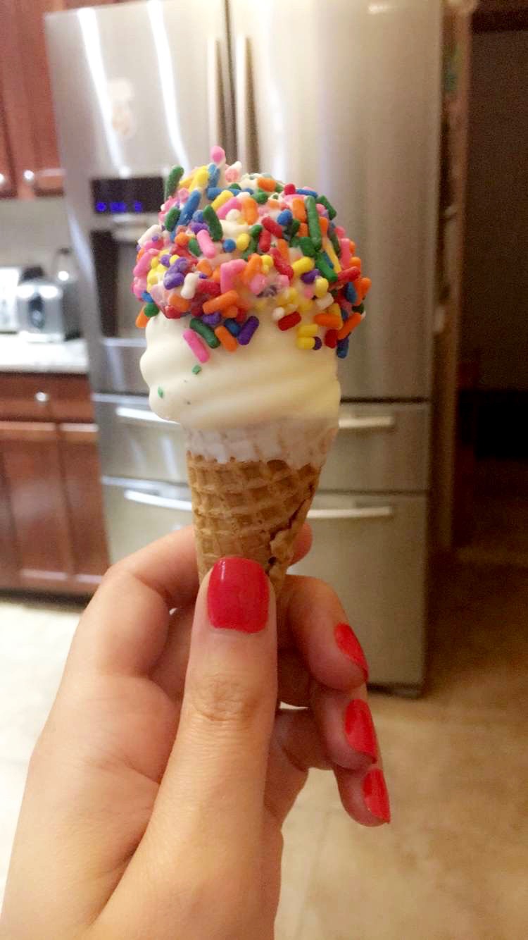 Mini ice cream cone