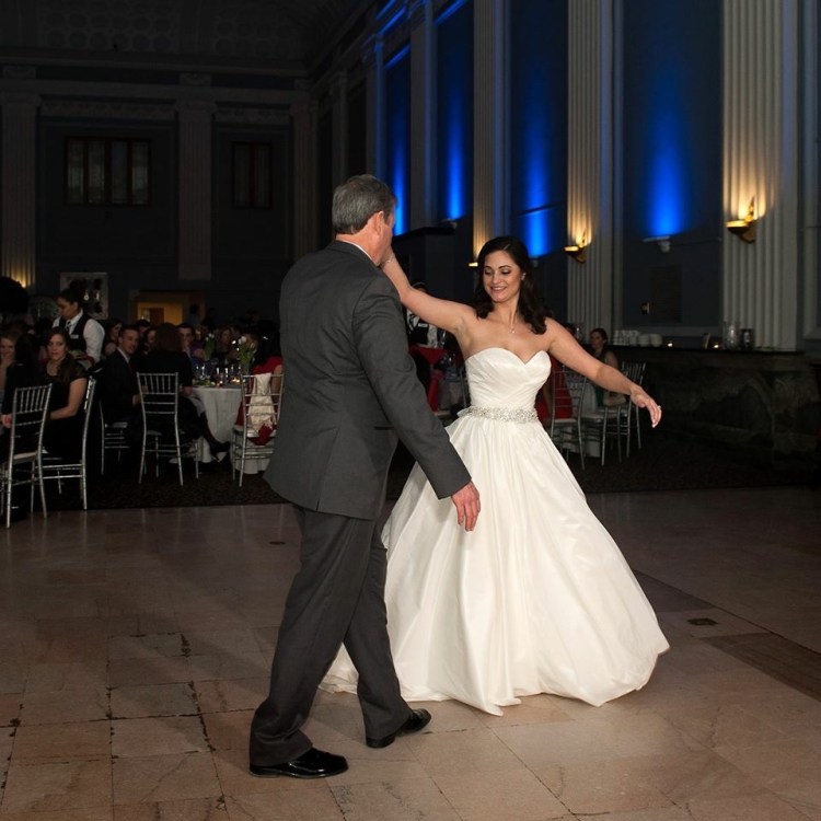 Father daughter dance twirl