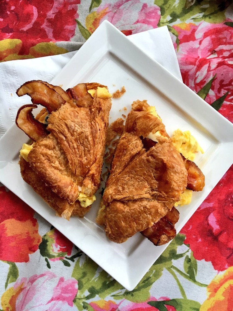 Breakfast sandwich at Amélie's