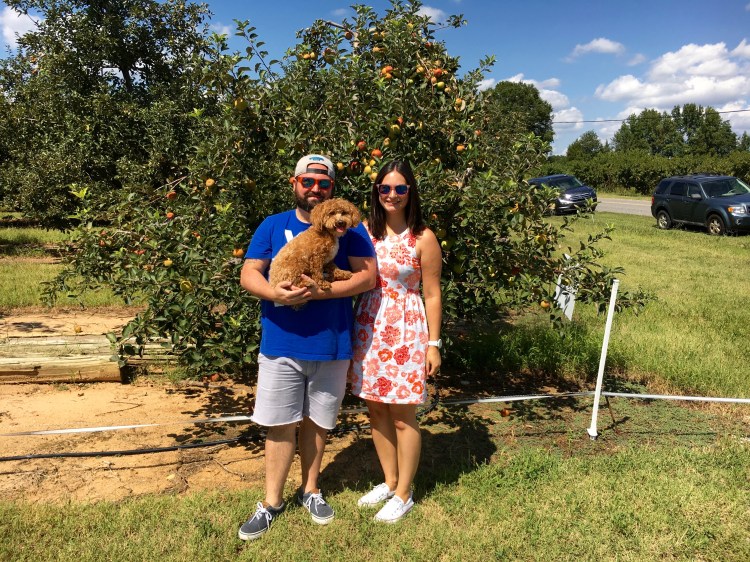 Family photo at Windy Hill Orchards