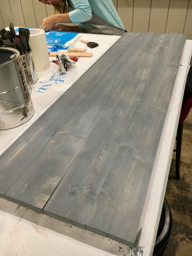Gray wood stain