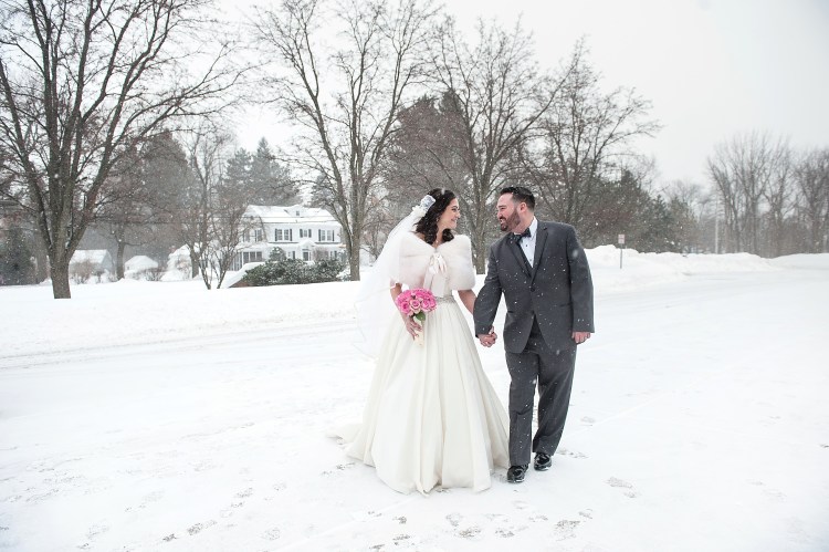 Winter wedding upstate NY