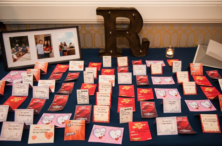 Valentine escort cards